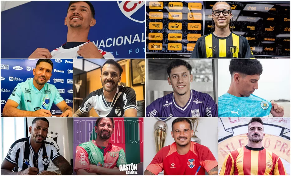 Imagen de Campeonato Uruguayo 2026: las altas y bajas de los 16 equipos de Primera hasta el momento