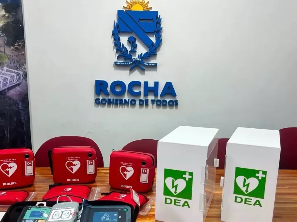 Imagen de Rocha incorporó nuevos desfibriladores y amplía la red de espacios cardioprotegidos